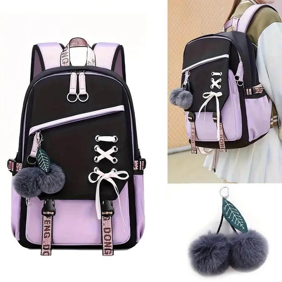  Stylish Splash Proof Schoolbag Backpack 46 Toyland EU -  ToylandEU™