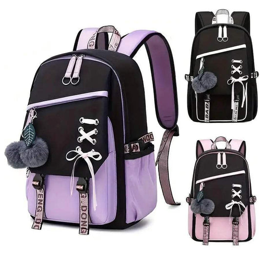  Stylish Splash Proof Schoolbag Backpack 46 Toyland EU -  ToylandEU™
