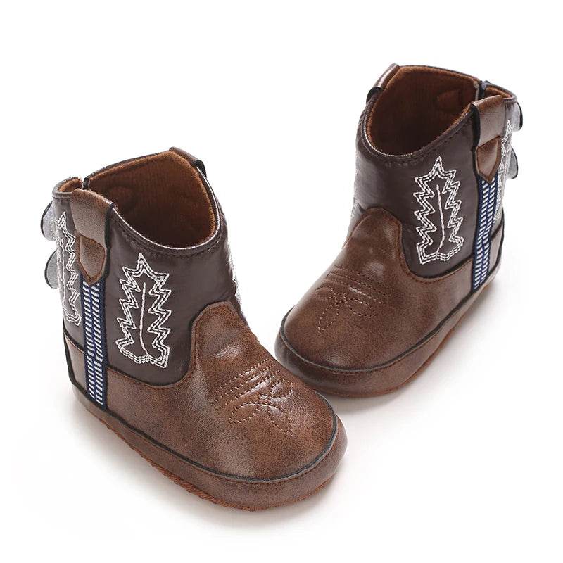 Stylish Unisex Lace-Up High Boots for Infants - Perfect for Autumn and Winter - ToylandEU