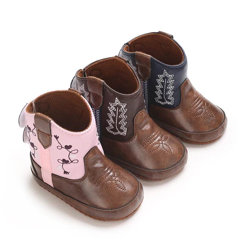 Stylish Unisex Lace-Up High Boots for Infants - Perfect for Autumn and Winter - ToylandEU