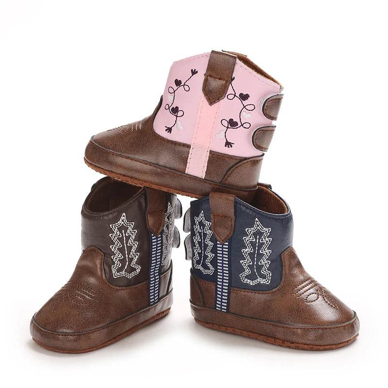 Stylish Unisex Lace-Up High Boots for Infants - Perfect for Autumn and Winter - ToylandEU