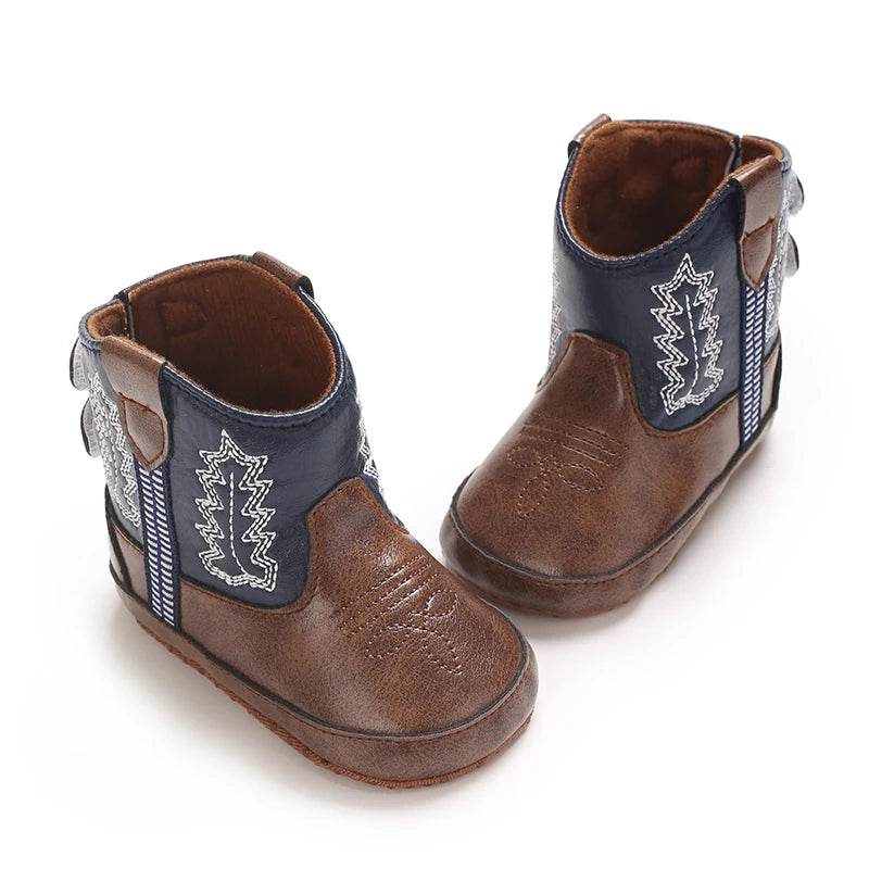 Stylish Unisex Lace-Up High Boots for Infants - Perfect for Autumn and Winter - ToylandEU