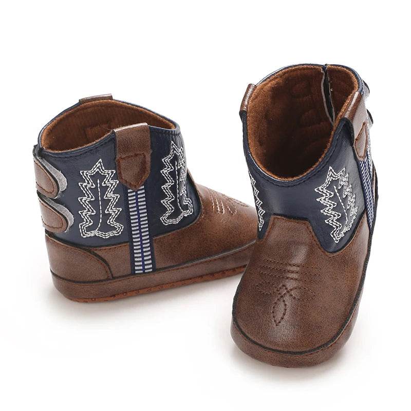 Stylish Unisex Lace-Up High Boots for Infants - Perfect for Autumn and Winter - ToylandEU