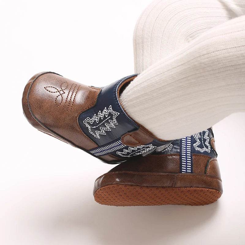 Stylish Unisex Lace-Up High Boots for Infants - Perfect for Autumn and Winter - ToylandEU