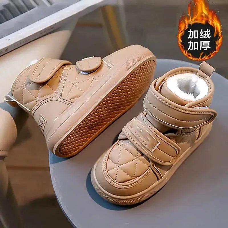  Stylish Winter Plush Ankle Boots for Kids - Warm Soft Bottom Sneakers for Boys and Girls 2025 -  ToylandEU™