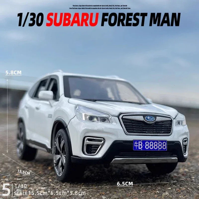 Subaru Forester 1 30 Diecast Alloy Off Road SUV Model With Sound And Light - ToylandEU