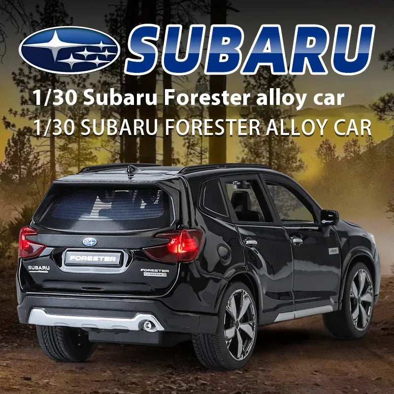 Subaru Forester 1 30 Diecast Alloy Off Road SUV Model With Sound And Light - ToylandEU