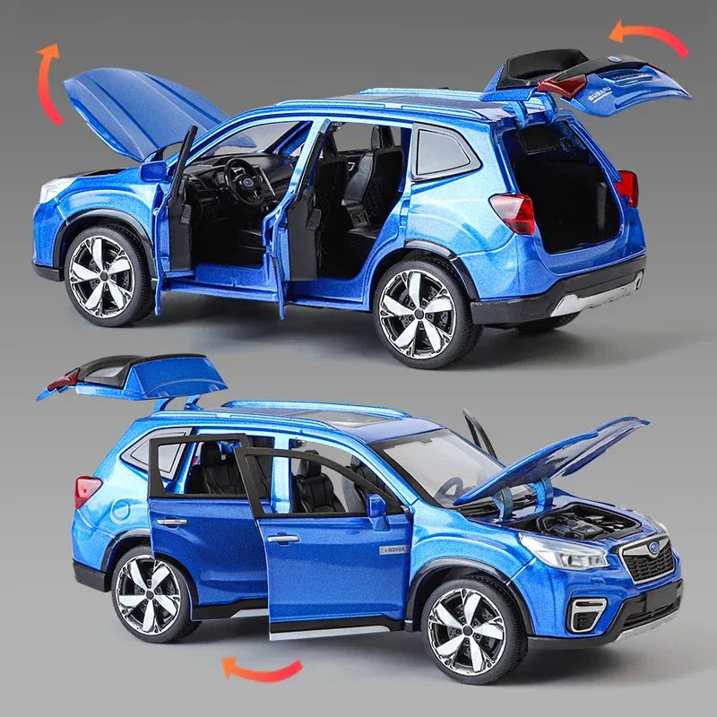 Subaru Forester 1 30 Diecast Alloy Off Road SUV Model With Sound And Light - ToylandEU