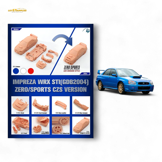 Subaru Impreza WRX STi Diecast 1 64 With Removable Transformation - ToylandEU
