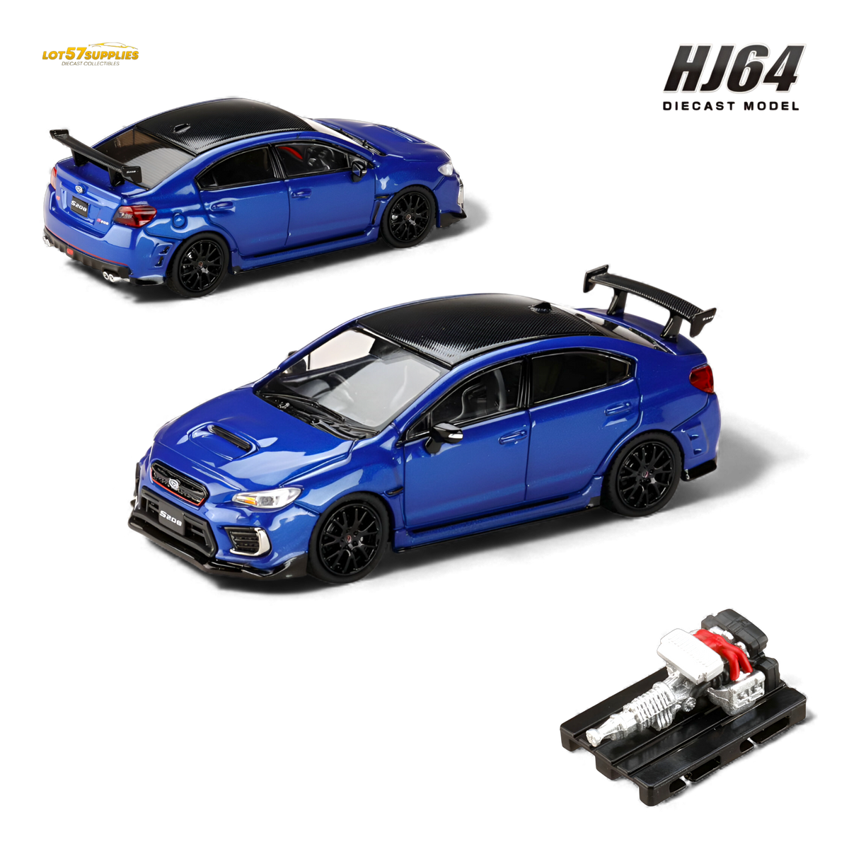 Subaru S208 Diecast | 1:64 Scale | Toylandeu™
