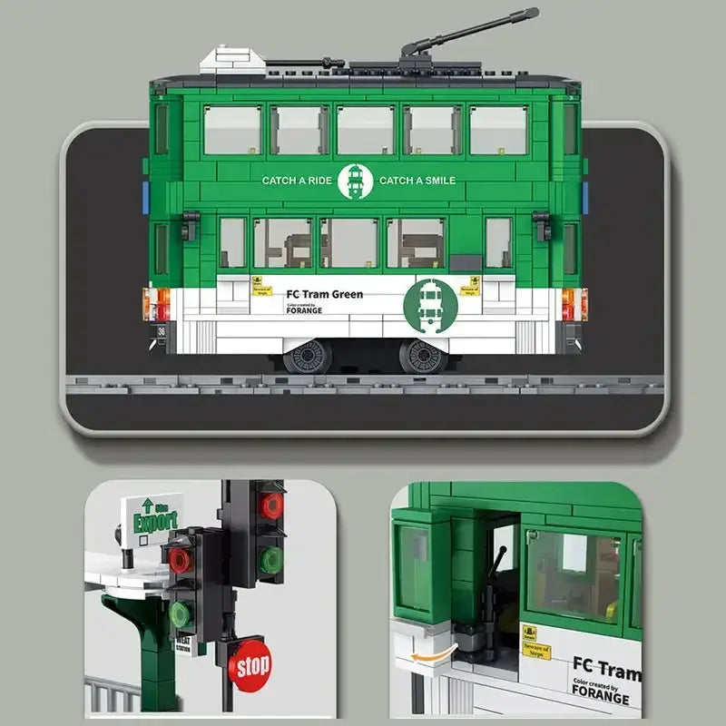 Subway Train Building Blocks Set Lego Compatible Educational Gift - ToylandEU