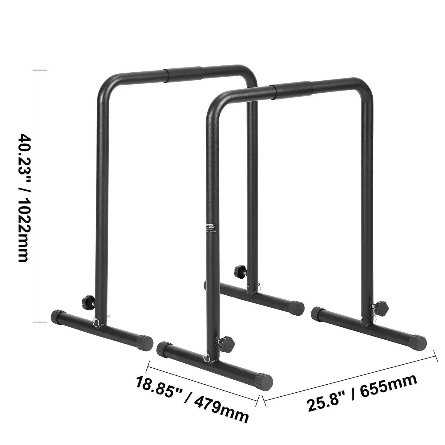 SucceBuy Dip Bar Stand Heavy Duty 440 Lb Adjustable Height - ToylandEU