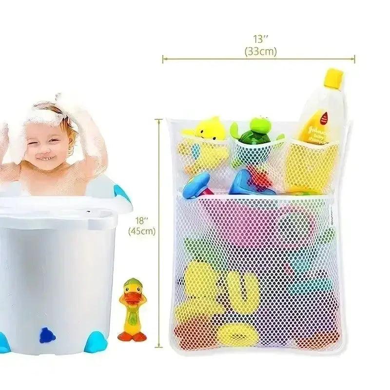  Baby Bath Toy Storage Bag With Strong Suction Cups -  ToylandEU™