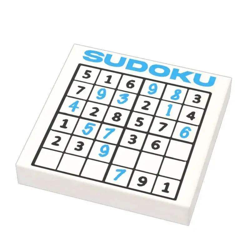 Lego 2x2 Tile Sudoku Printed Custom High Quality Set - ToylandEU