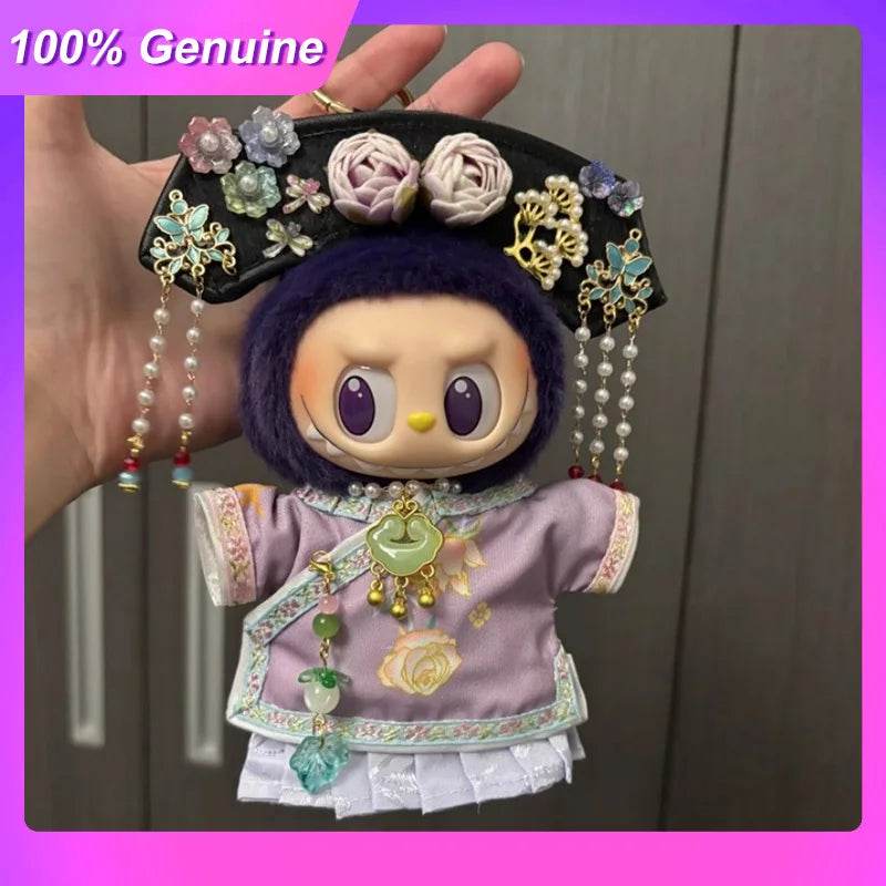 Suitable 17cm Labubu Clothing V1 Heartbeat Macaron Dress Set - ToylandEU