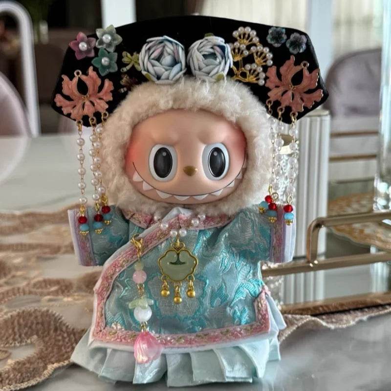 Suitable 17cm Labubu Clothing V1 Heartbeat Macaron Dress Set - ToylandEU