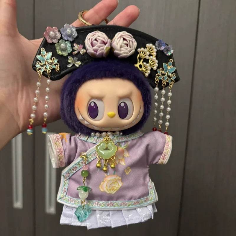 Suitable 17cm Labubu Clothing V1 Heartbeat Macaron Dress Set - ToylandEU