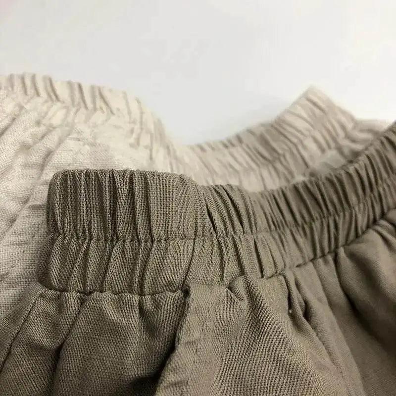  Summer Baby Cotton Linen Shorts for Kids Unisex Wear -  ToylandEU™