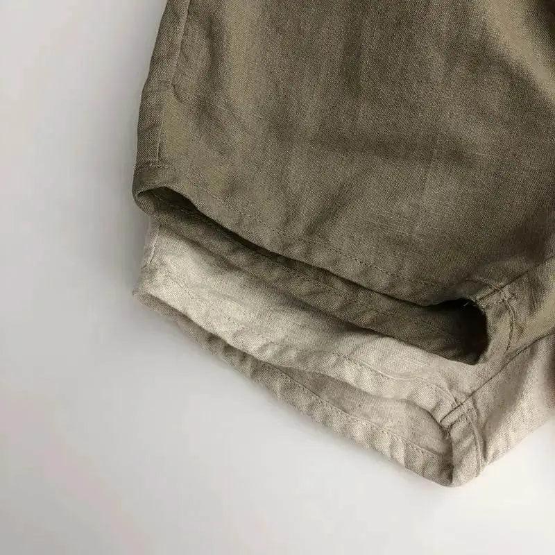  Summer Baby Cotton Linen Shorts for Kids Unisex Wear -  ToylandEU™
