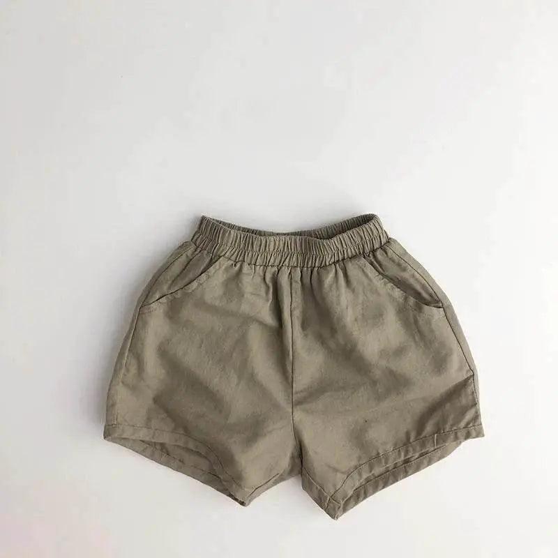 Summer Baby Cotton Linen Shorts for Kids Unisex Wear -  ToylandEU™