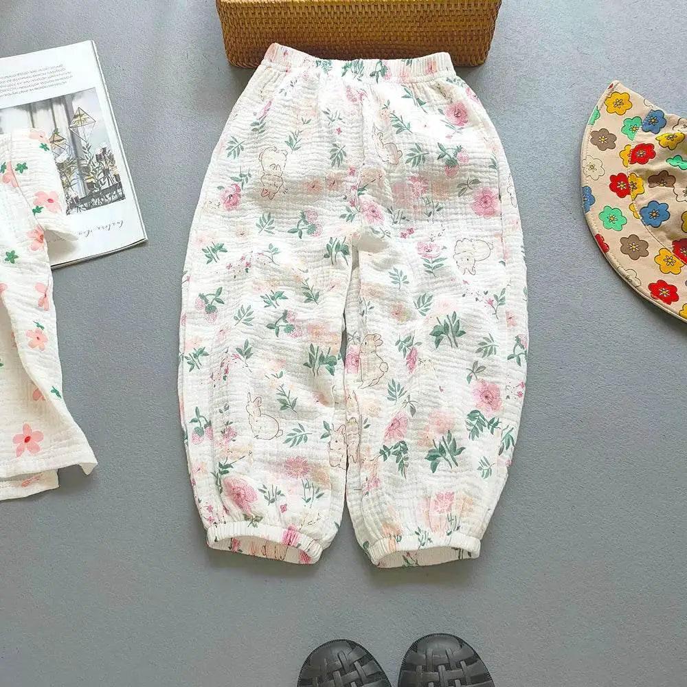 Summer Boys Girls Cotton Linen Casual Harem Pants -  ToylandEU™