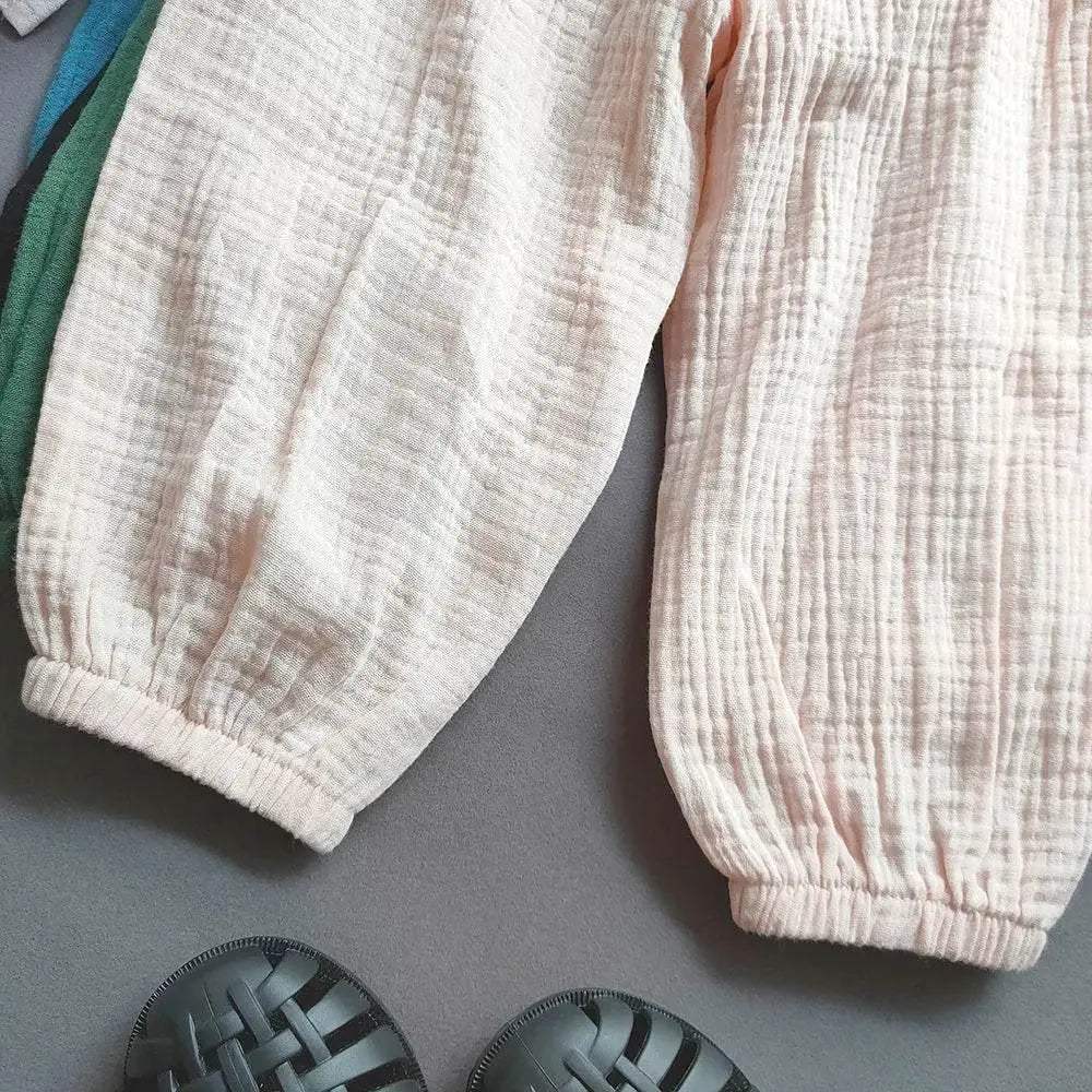 Summer Boys Girls Cotton Linen Harem Pants Casual Kids - ToylandEU