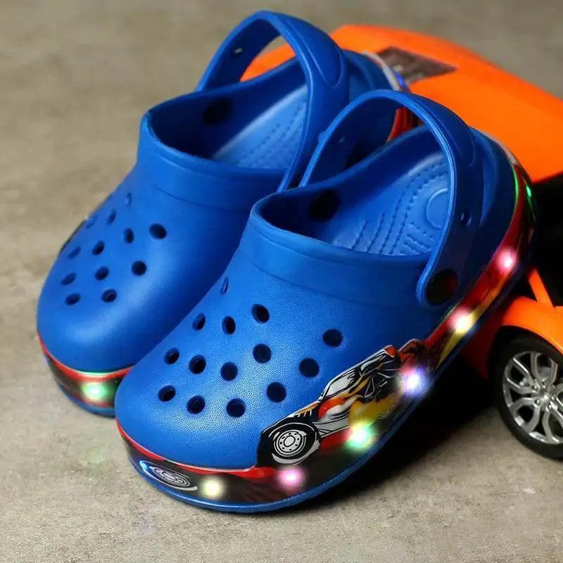  Summer Children Hole Sandals LED Lighted Beach Shoes -  ToylandEU™
