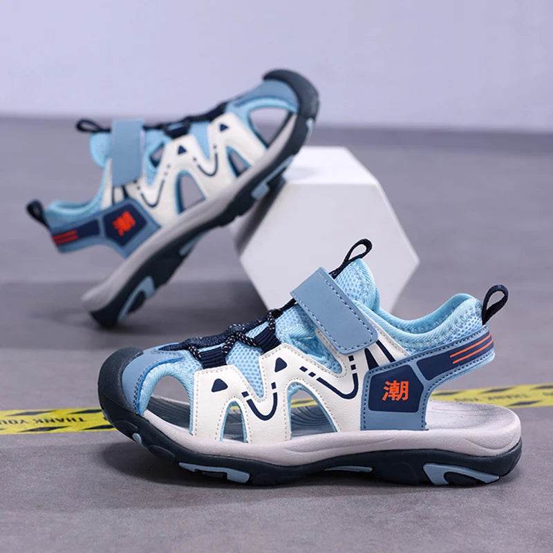 Summer Kids Beach Sandals Shoes Closed Toe Anti Bump - ToylandEU