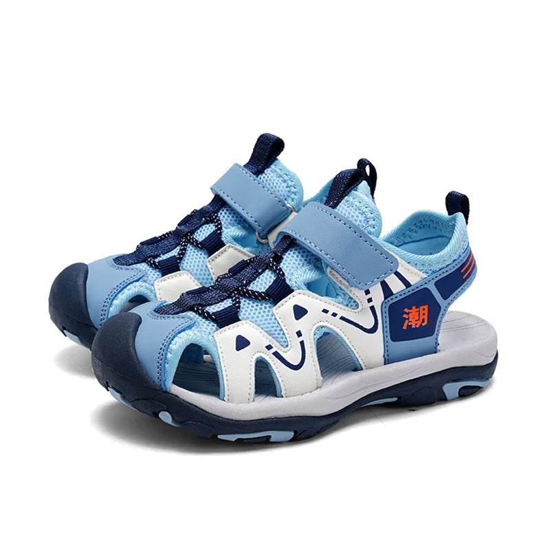 Summer Kids Beach Sandals Shoes Closed Toe Anti Bump - ToylandEU