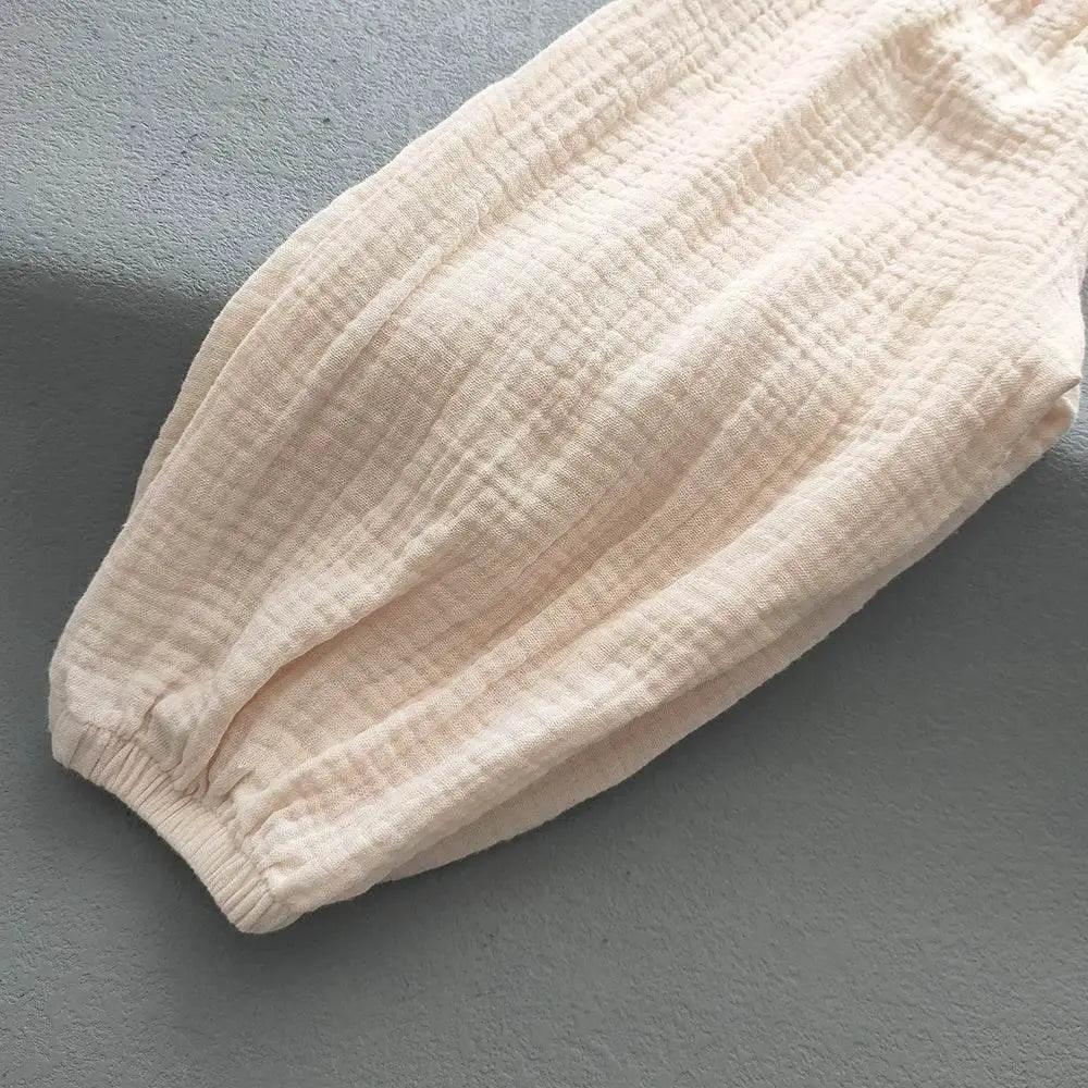  Summer Korea Children Pants Casual Cotton Linen Harem Pants -  ToylandEU™