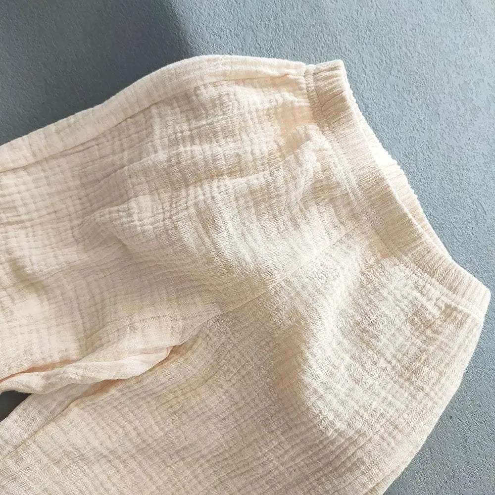 Summer Korea Children Pants Casual Girls Boys Cotton Linen Harem - ToylandEU