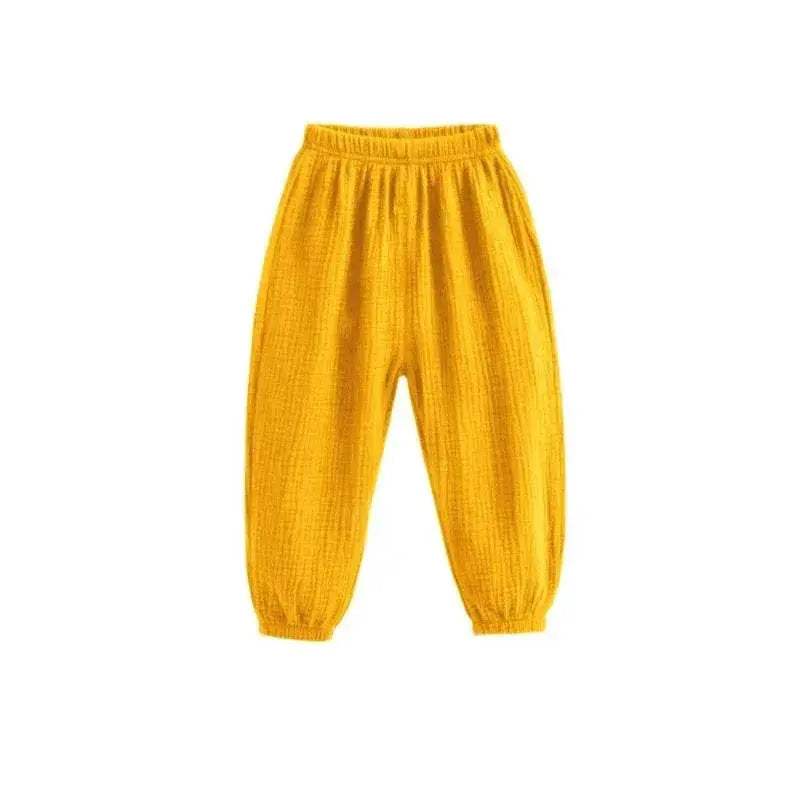 Summer Korea Children Pants Casual Girls Boys Cotton Linen Harem - ToylandEU