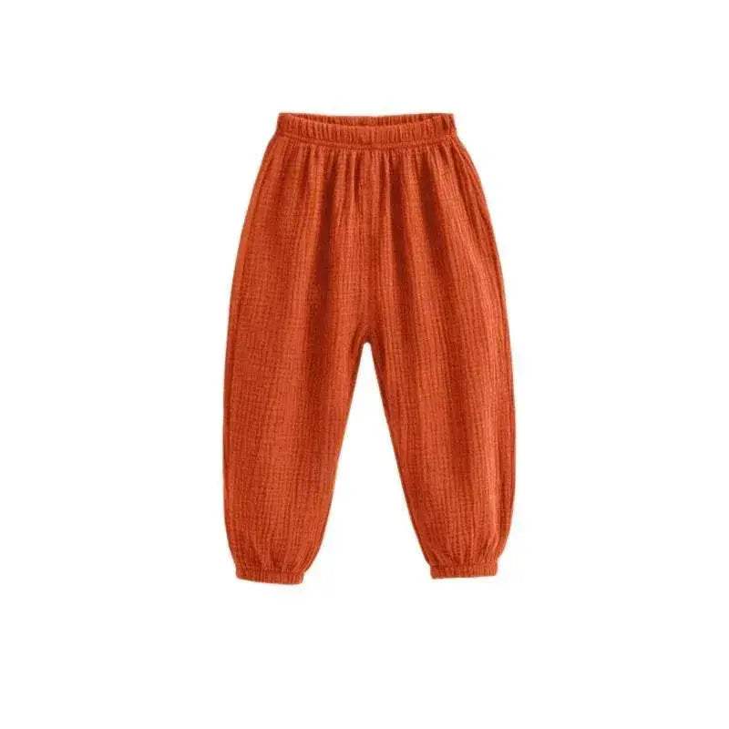 Summer Korea Children Pants Casual Girls Boys Cotton Linen Harem - ToylandEU