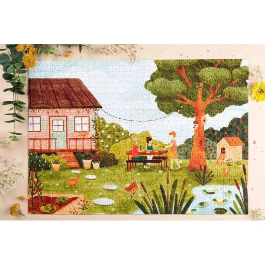  1000 Piece Jigsaw Puzzle Watercolor Garden Premium -  ToylandEU™