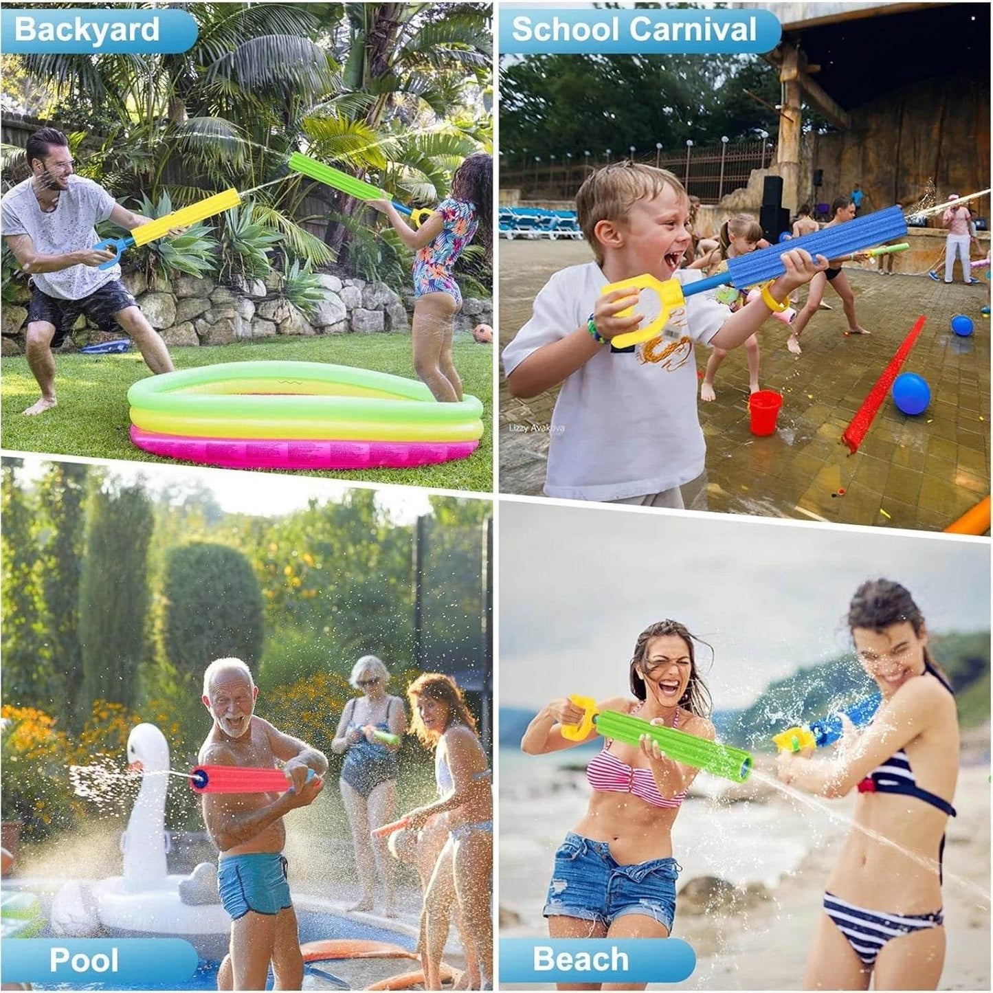 Summer Outdoor Water Guns for Kids Super Soaker Blaster - ToylandEU