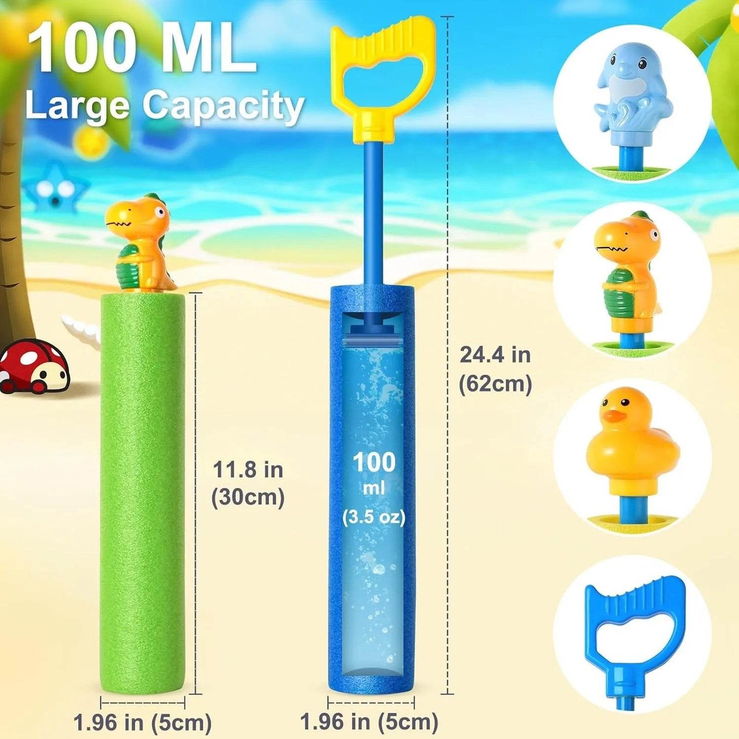 Summer Outdoor Water Guns for Kids Super Soaker Blaster - ToylandEU