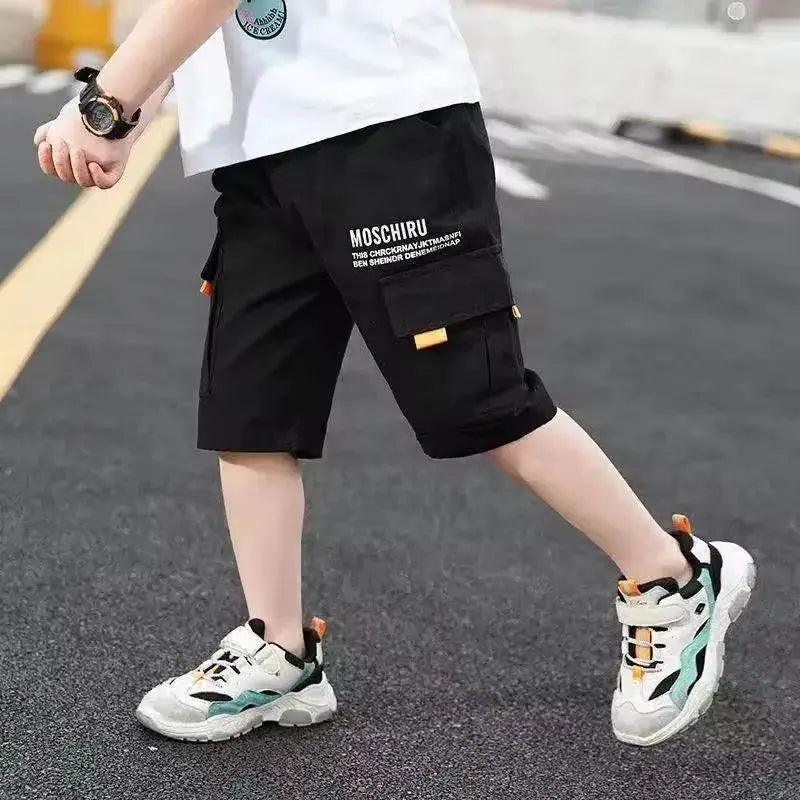  Summer Teen Boys Denim Shorts Embroidered Letter M -  ToylandEU™