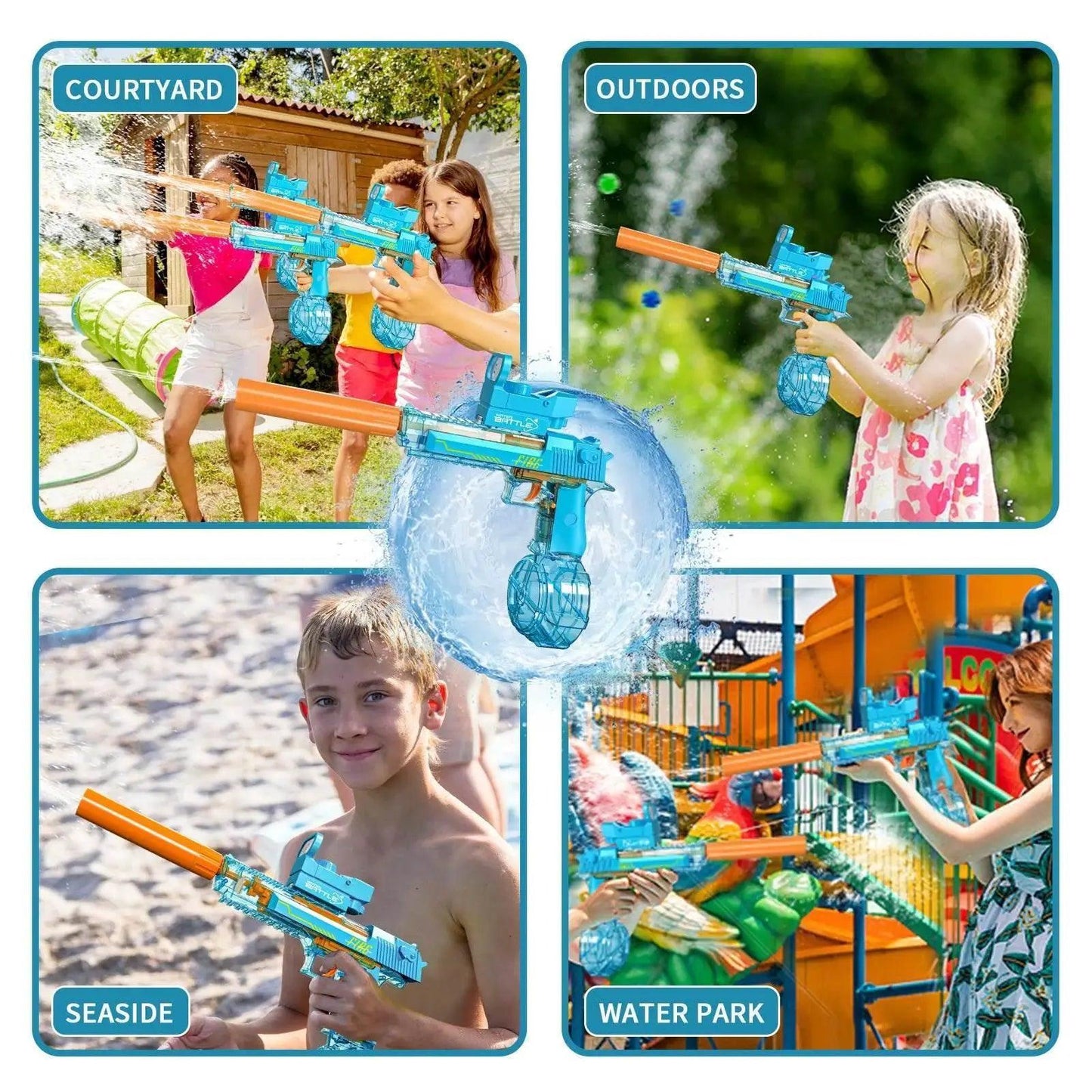  Summer Toys Desert Eagle Water Gun Full Automatic Electric -  ToylandEU™