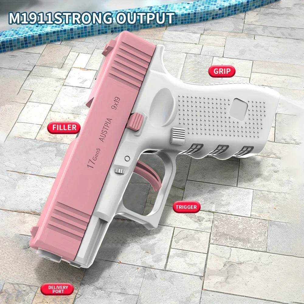 Summer Water Gun Non Electric Pistol High Pressure Beach Toy - ToylandEU