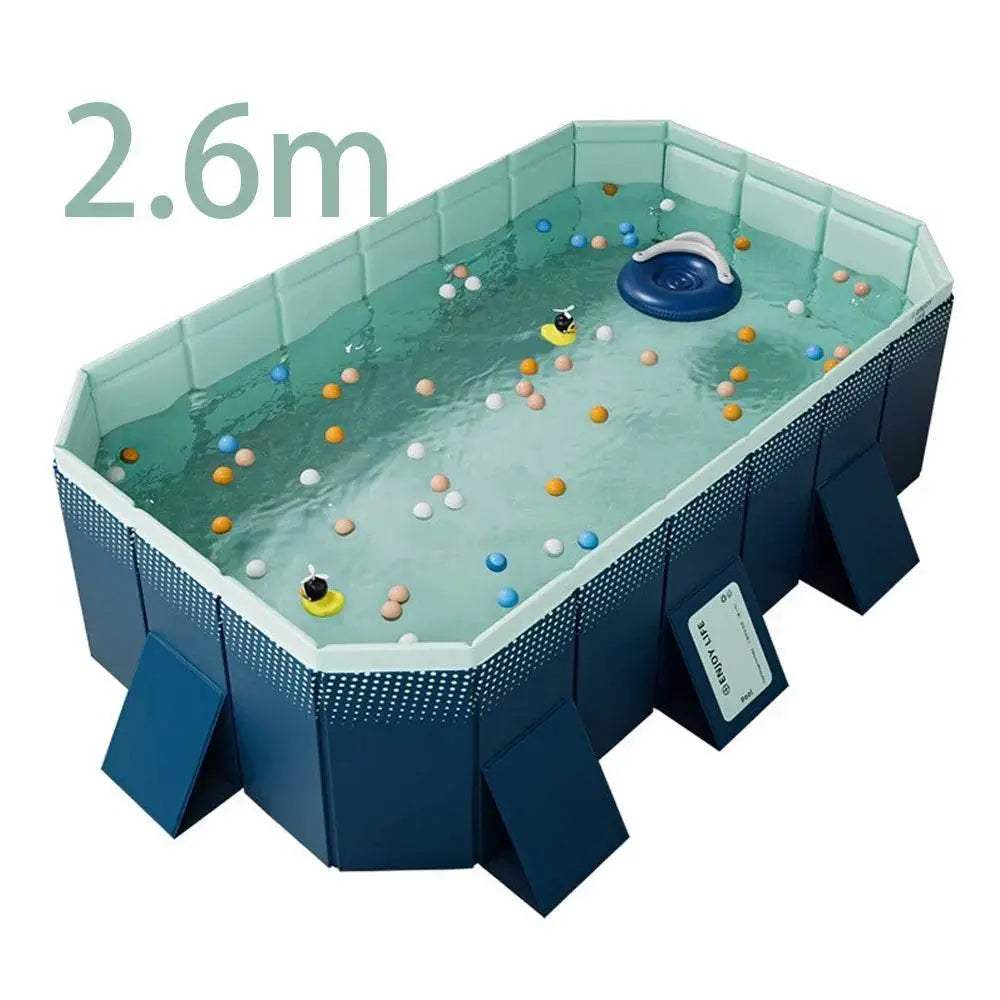 SummerSplash Premium Foldable Swimming Pool – Perfect for Family Outdoor Gatherings - ToylandEU