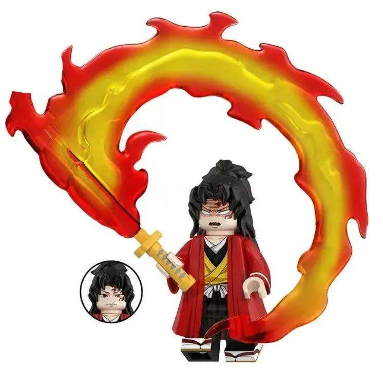 Custom Figure Sun Blade Swordsman With Base Plate ABS Plastic Figure For Display And Play - ToylandEU