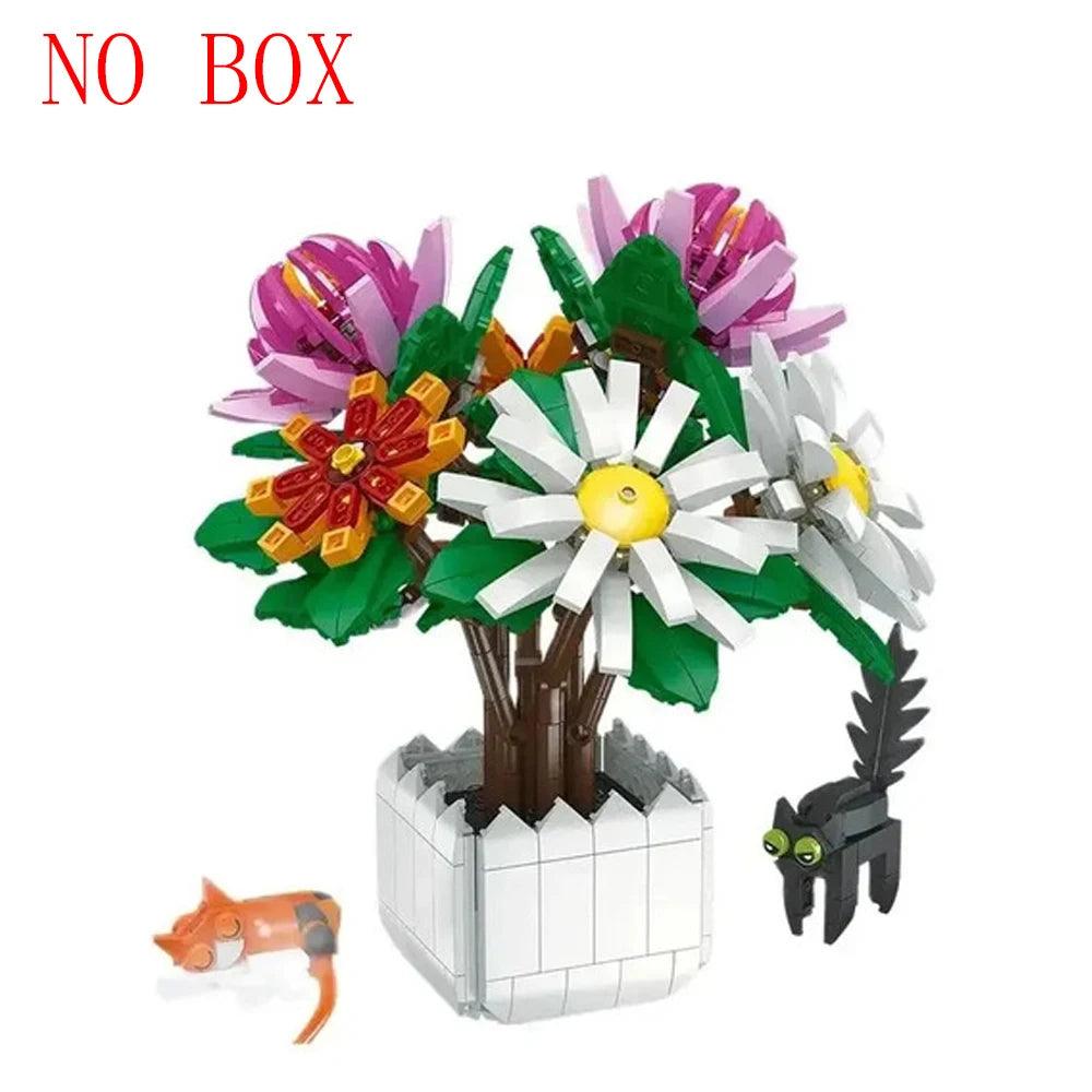 Sunflower Building Blocks | Compatible With Lego | Toylandeu™