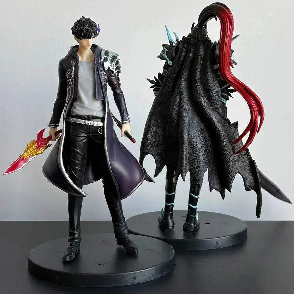 Sung Jin-Woo Anime Figure Solo Leveling Action Figurines Shadow King Desktop Collectible Display Toy - ToylandEU