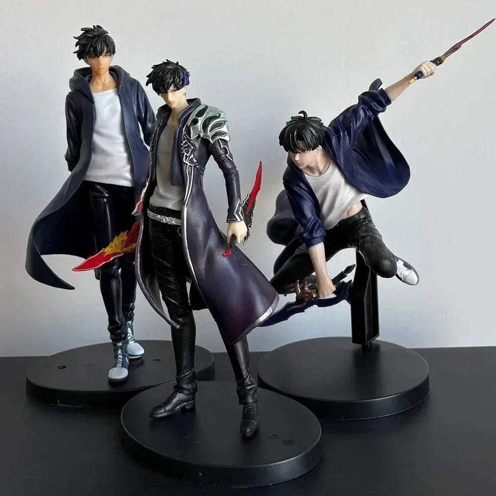 Sung Jin-Woo Anime Figure Solo Leveling Action Figurines Shadow King Desktop Collectible Display Toy - ToylandEU