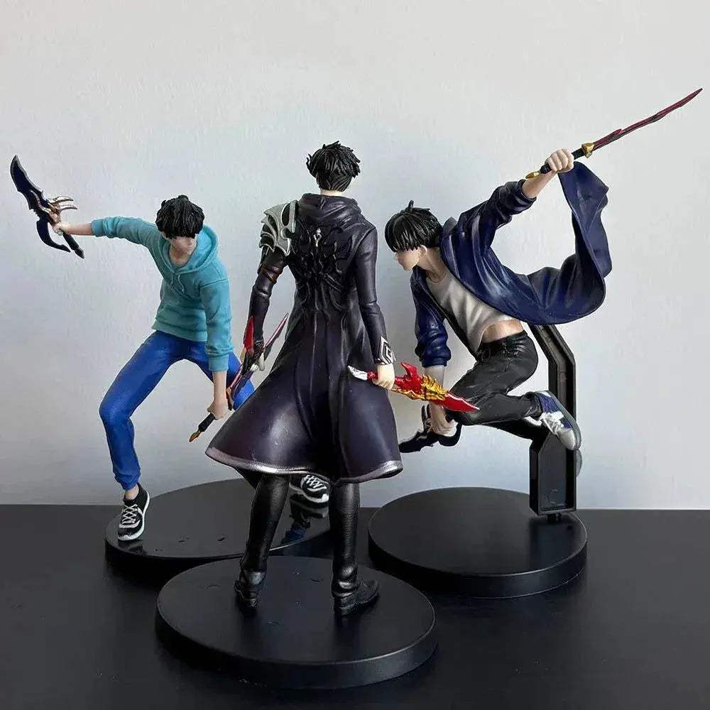 Sung Jin-Woo Anime Figure Solo Leveling Action Figurines Shadow King Desktop Collectible Display Toy - ToylandEU