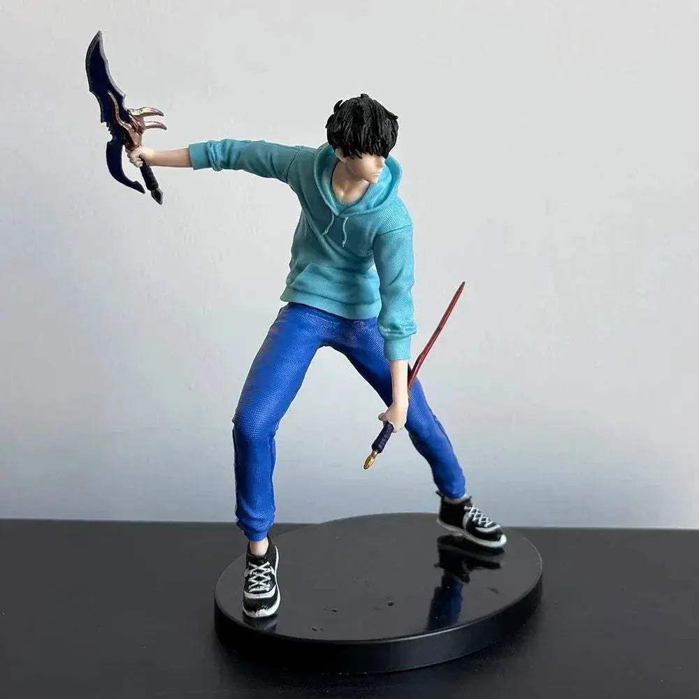 Sung Jin-Woo Anime Figure Solo Leveling Action Figurines Shadow King Desktop Collectible Display Toy - ToylandEU