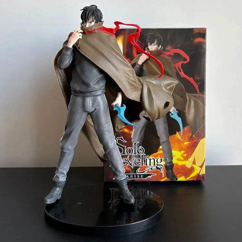 Sung Jin-Woo Anime Figure Solo Leveling Action Figurines Shadow King Desktop Collectible Display Toy - ToylandEU