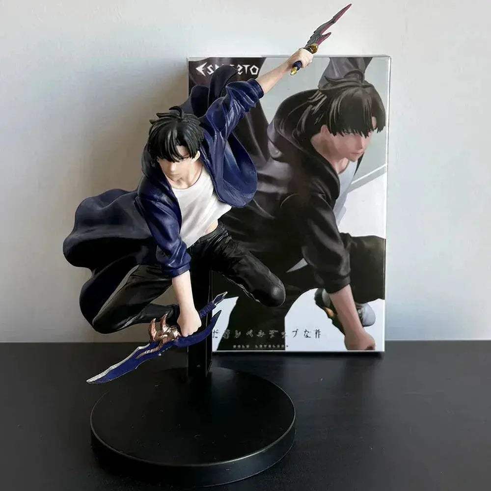 Sung Jin-Woo Anime Figure Solo Leveling Action Figurines Shadow King Desktop Collectible Display Toy - ToylandEU
