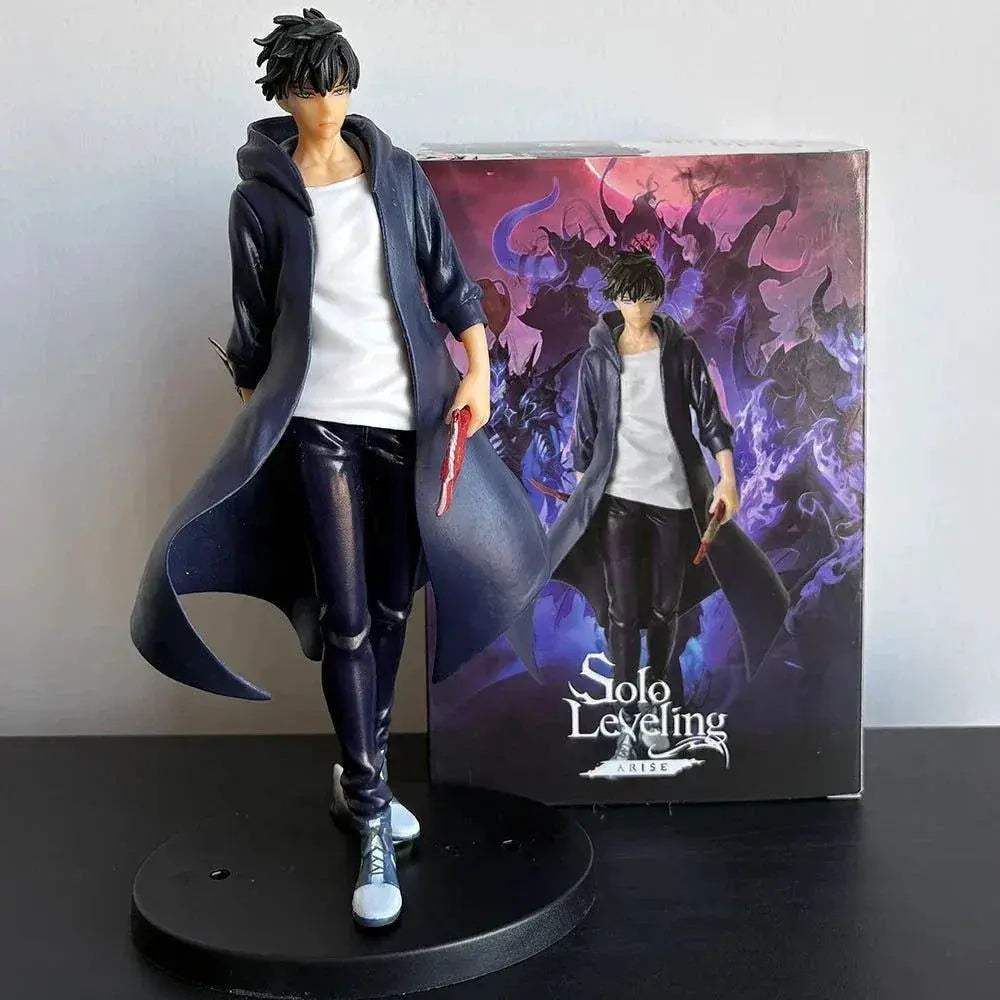 Sung Jin-Woo Anime Figure Solo Leveling Action Figurines Shadow King Desktop Collectible Display Toy - ToylandEU