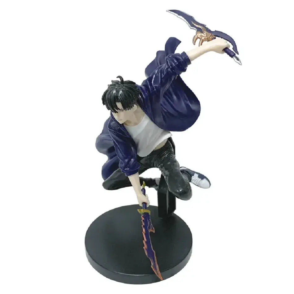 Sung Jinwoo Anime Figure, Solo Leveling Shadow Monarch King Action Figurines 18 CM - ToylandEU